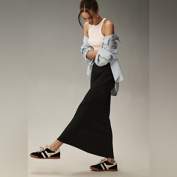 Anthropologie The Tilda Maxi Slip Skirt: Linen Edition